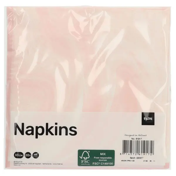 Servetit Marble Pink