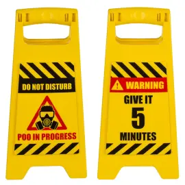 WC-kyltti Warning Do Not Disturb