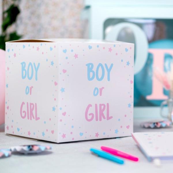 Gender Reveal Äänestyslaatikko