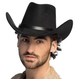 Cowboyhattu Musta