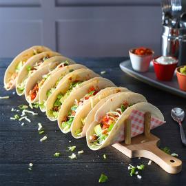 Puinen Taco-pidike