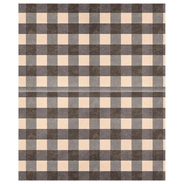 Ruudulliset Paperiservetit 20 kpl