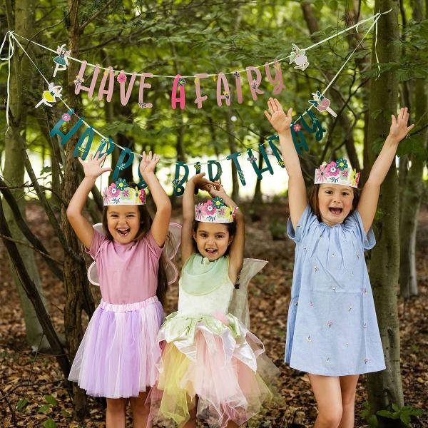 Paperikruunu Värikkäät Kukat 6 kpl