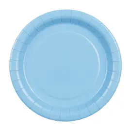 Paperilautaset Vaaleansininen