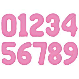 Numeroilmapallo Neonpinkki 86 cm