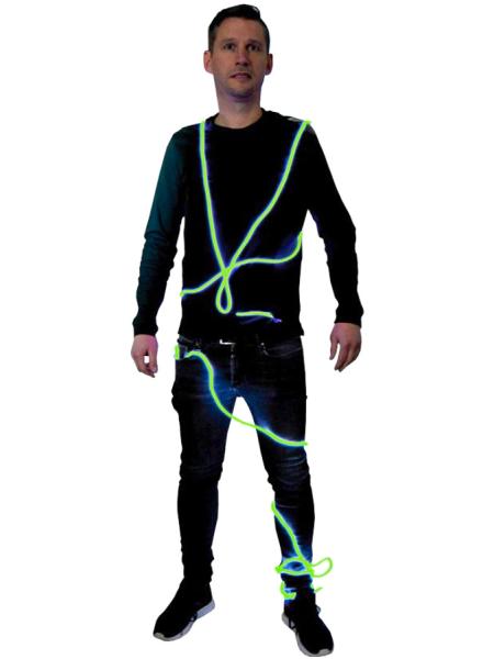 El-Wire Neon Valosarja Green
