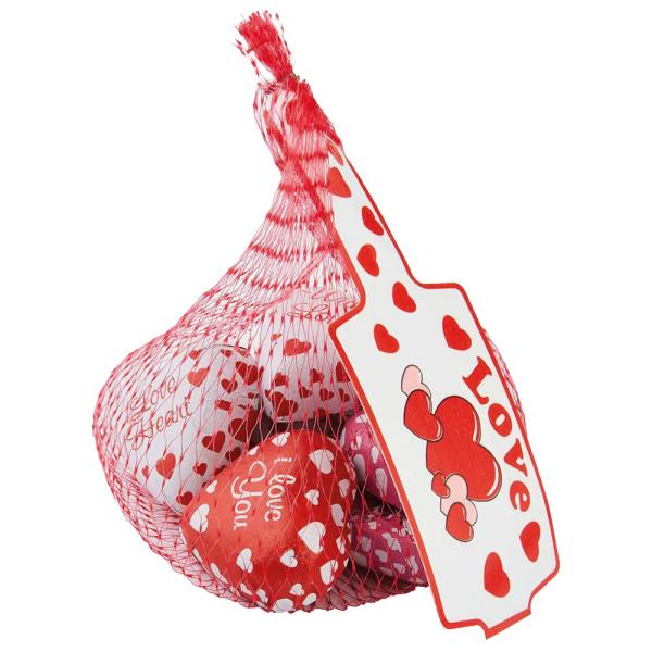 Love Suklaasydämet Verkkopussissa