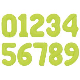 Numeroilmapallo Neonvihre&auml; 86 cm