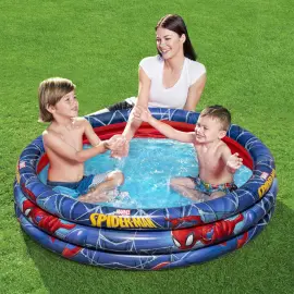 Puhallettava Lastenallas Pyöreä Spiderman