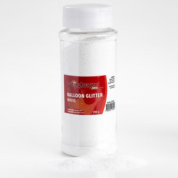 Ilmapalloglitter Valkoinen