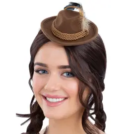 Mini Tirolilaishattu Baijerilainen Ruskea