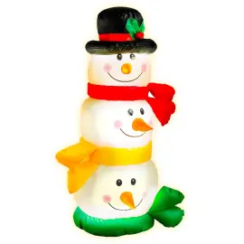 Puhallettava Lumiukko Koriste Valolla