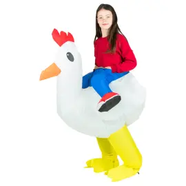 Puhallettava Naamiaisasu Kana Lasten