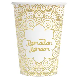 Ramadan Kareem Pahvimukit 21cl 8 kpl