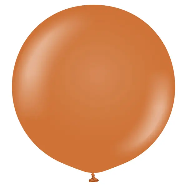 Vaaleanruskeat Jätit Lateksiilmapallot Caramel Brown 2 kpl