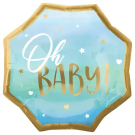 Oh Baby Folioilmapallo Vaaleansininen