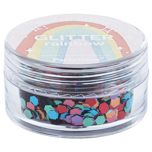 Kasvo- ja Vartaloglitter Monivärinen
