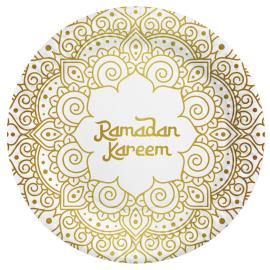 Ramadan Kareem Pahvilautaset 23cm 8 kpl