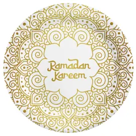 Ramadan Kareem Pahvilautaset 23cm 8 kpl