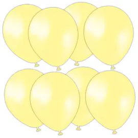 Mini-Ilmapallot Helmikeltainen 13cm