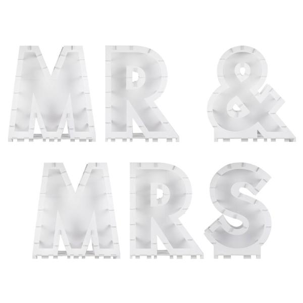 Mr & Mrs Ilmapallolaatikot Botanical Wedding