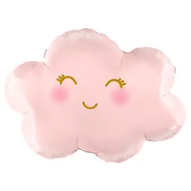 Pilvi Folioilmapallo Satiini Pastellipinkki