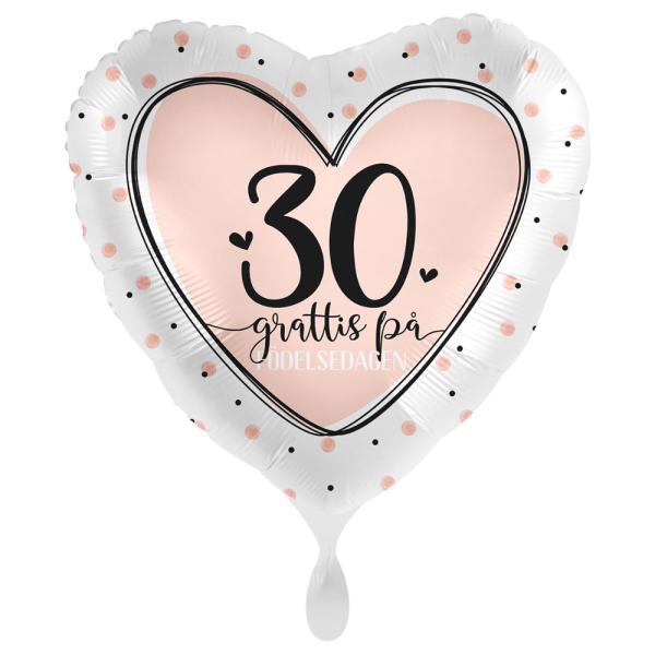 Grattis 30 År Ilmapallo Lovely Birthday