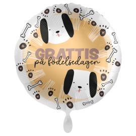 Ilmapallo Paw Birthday Grattis