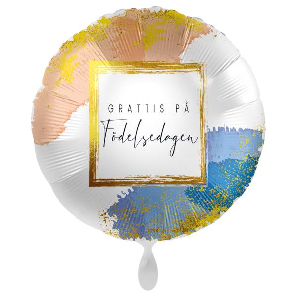 Grattis På Födelsedagen Ilmapallo Golden Birthday