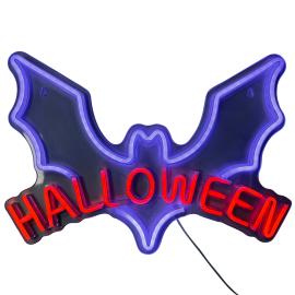 Lepakko LED Kyltti Halloween