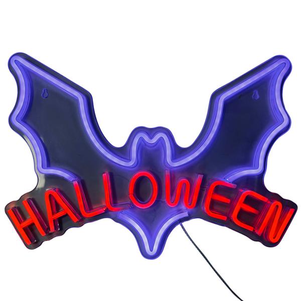 Lepakko LED Kyltti Halloween