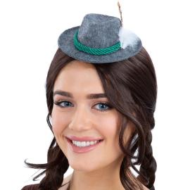 Mini Tirolilaishattu Baijerilainen Harmaa