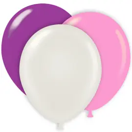 Ilmapallokombo Metallic Vaaleanpunainen/Magenta/Valkoinen