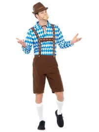 Oktoberfest Lederhosen Naamiaisasu