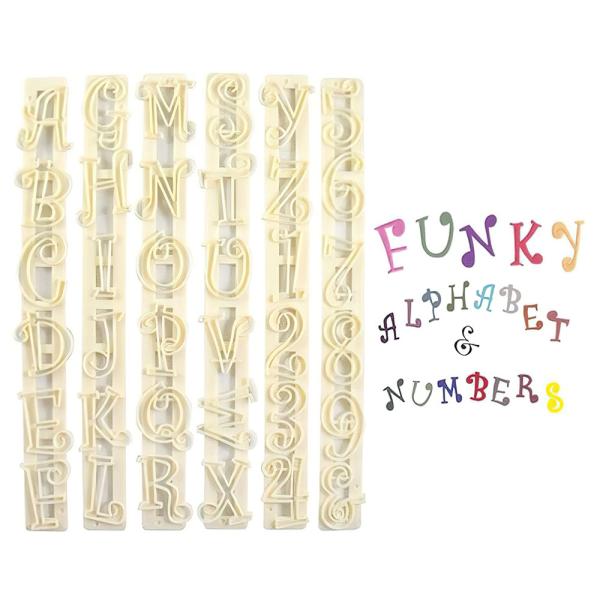 Kirjan ja Numeromuotit Funky