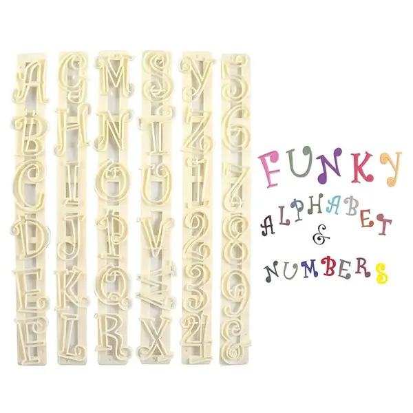 Kirjan ja Numeromuotit Funky