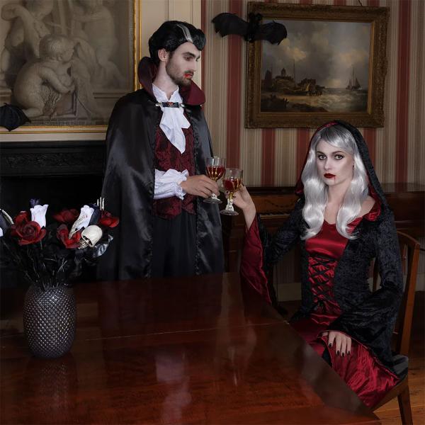 Vampyyri Naamiaisasu Musta/Punainen