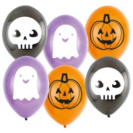 Halloween Lateksiilmapallot 6-kpl