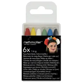 Halloween Kasvov&auml;rit 6-kpl