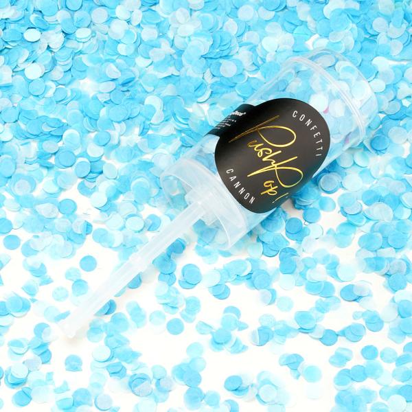 Konfetti Push Pop Sininen & Minttu
