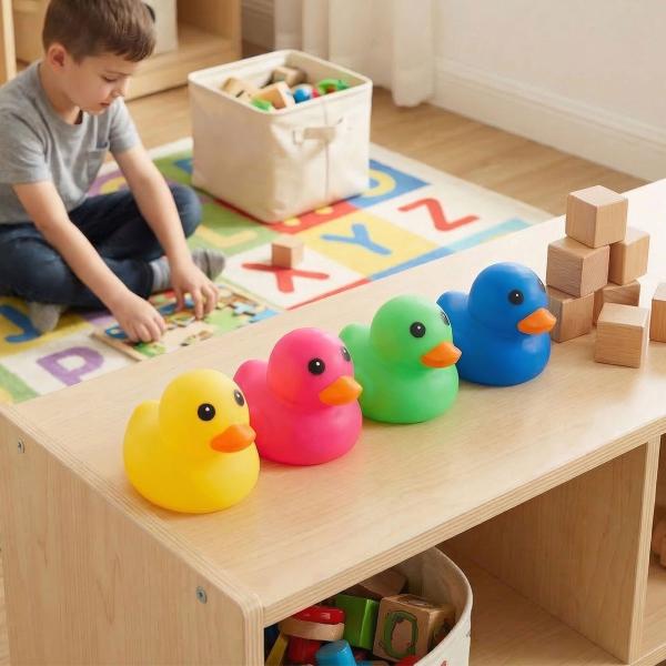 Stretchy Squeeze Ankka Lelu 13 cm