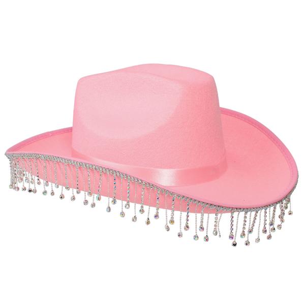 Cowboyhattu Strassit Pinkki