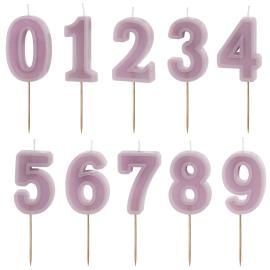 Numerokynttilä Violetti 5