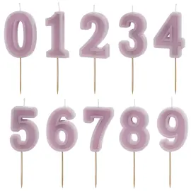 Numerokynttilä Violetti