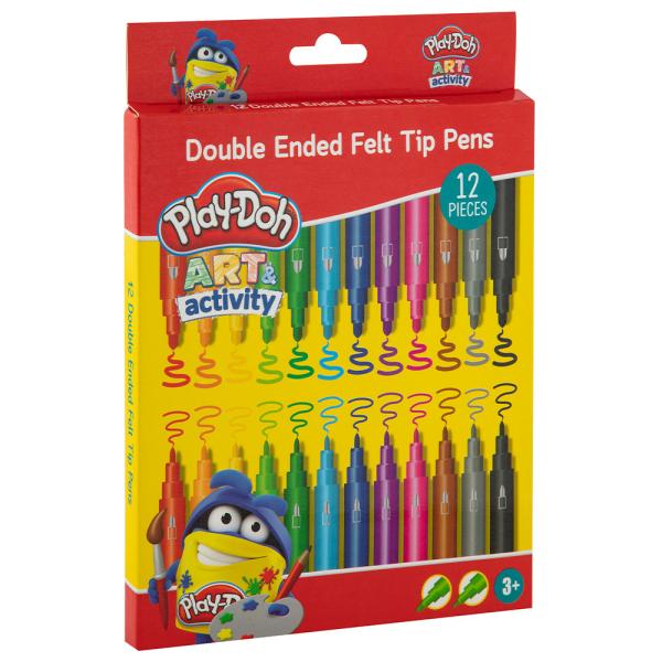 Play-Doh Kaksipäiset Tussit 12 kpl