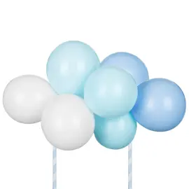 Baby Shower Ilmapallo Kakkukoriste Sininen 29 cm