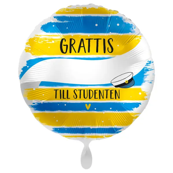 Grattis Till Studenten Ilmapallo Omalla Tekstillä