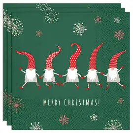Tonttu Lautasliinat Merry Christmas