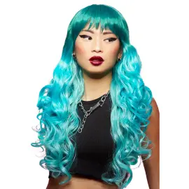Siren Ombre Manic Panic Peruukki Turkoosi