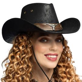 Cowboyhattu H&auml;r&auml;np&auml;&auml; Musta